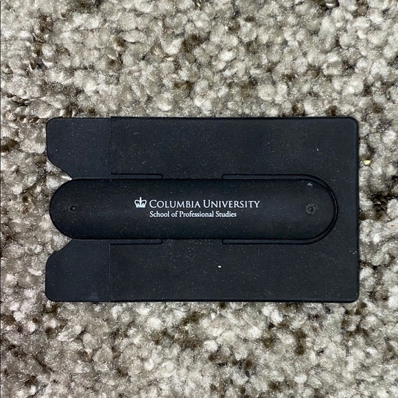 Accessories - NWOT Columbia University SPS Stick-On Card Holder